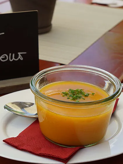 Mahlzeit bei Fahrradpause