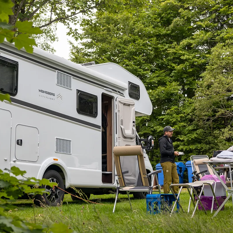 Reisemobilstellplatz in der Ferienregion