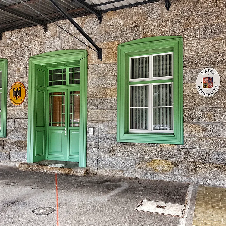 Grenzbahnhof in Bayerisch Eisenstein