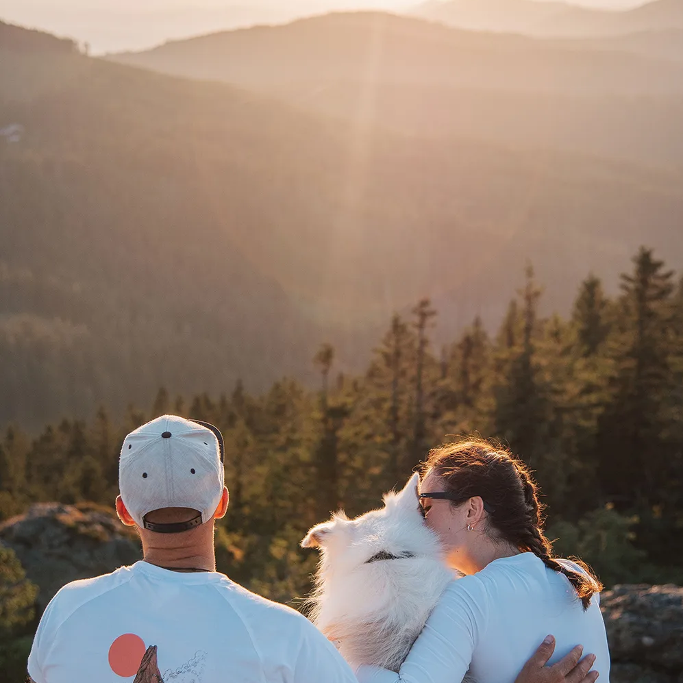 romantisch am Berg mit deinem Vierbeiner