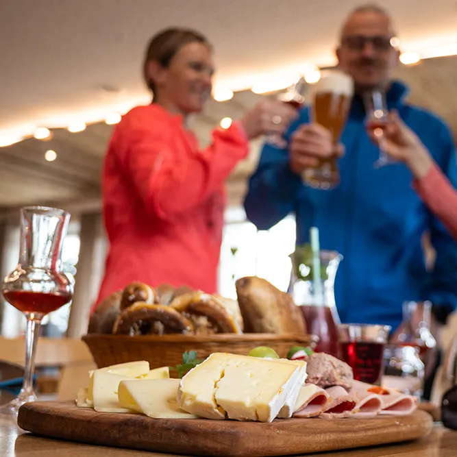 Einkehr mit Brotzeit
