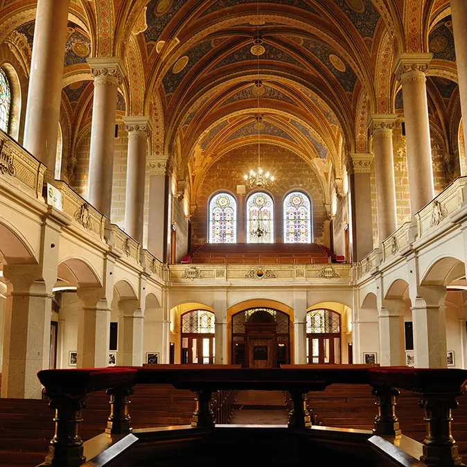 Kirche von innen in Pilsen