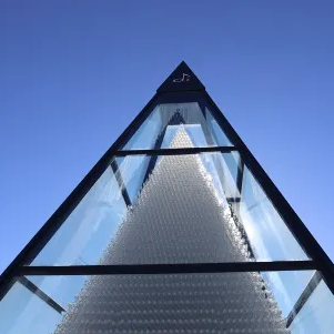 Kristallglaspyramide in Zwiesel