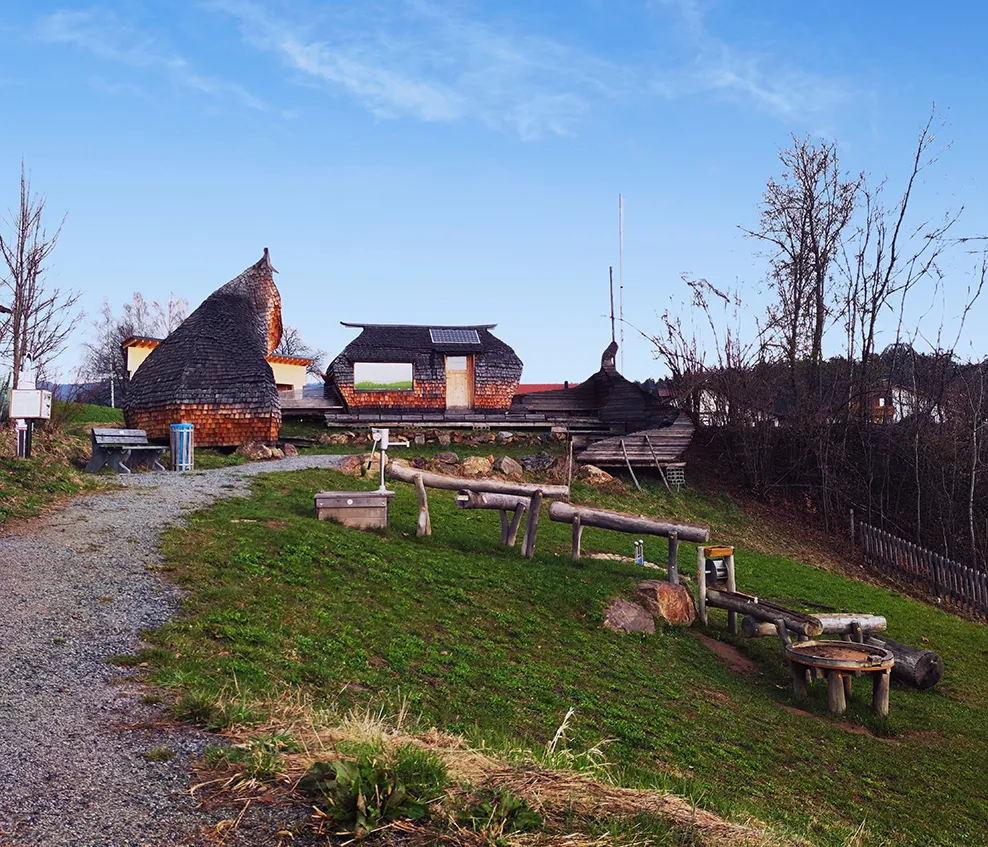 Holzmobil in der Gemeinde Neuschönau